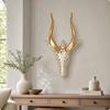 Resin Animal Head Wall Sculpture Modern for Office, Diverse Interiors