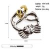 Zinc Alloy Kongming Puzzle Lock: Disentanglement Ring Educational Toy