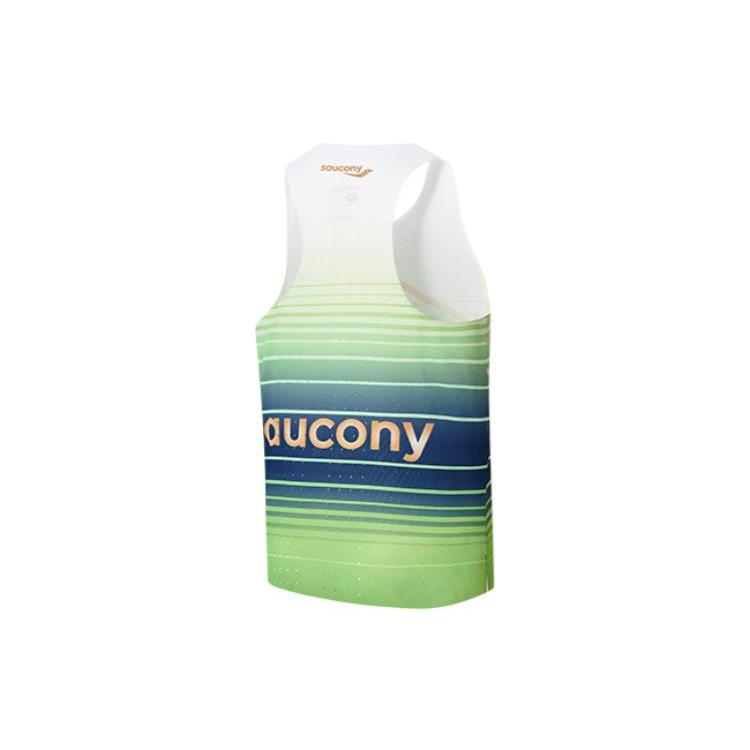 SAUCONY Running Tank Top Men's Green Gradient SC2239272A-PR80