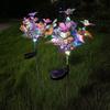Solar-Powered Butterfly Tree Light Simulation Festoon Fairy Lights Landscape Lighting  Home Garden