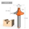 Milling Cutter Router Bit 8mm Shank Carbide End Mill Engraving High Strength Milling Cutter Plunging Round- Over Bit