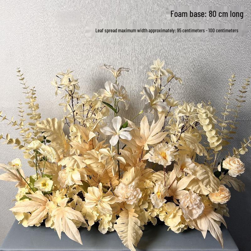 Silk Eucalyptus Wedding Table Runner: Floral Arrangement & Engagement Decor