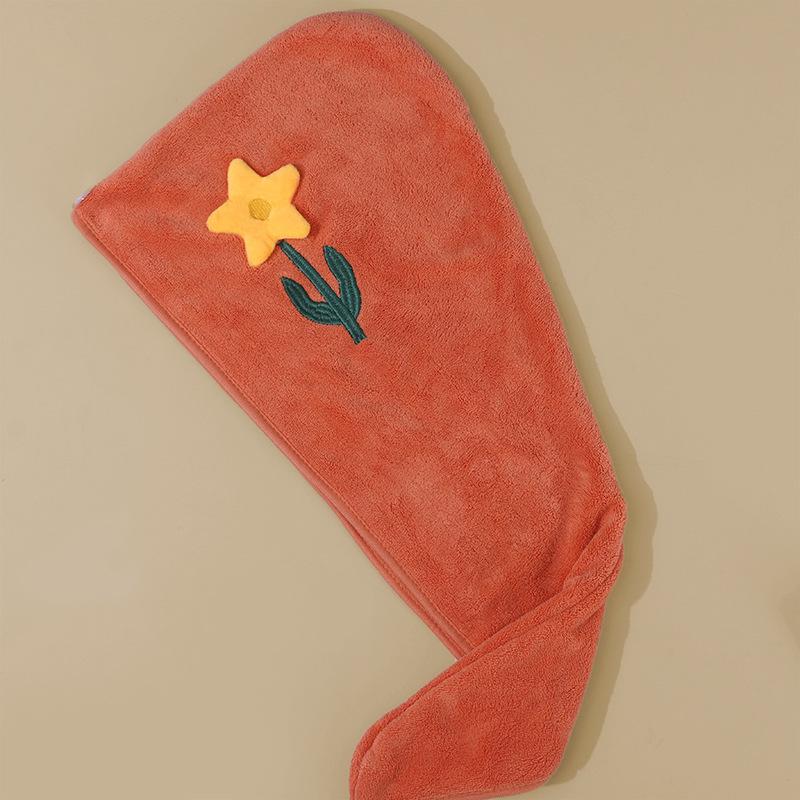 Microfiber Coral Fleece Quick-Dry Hair Wrap Towel