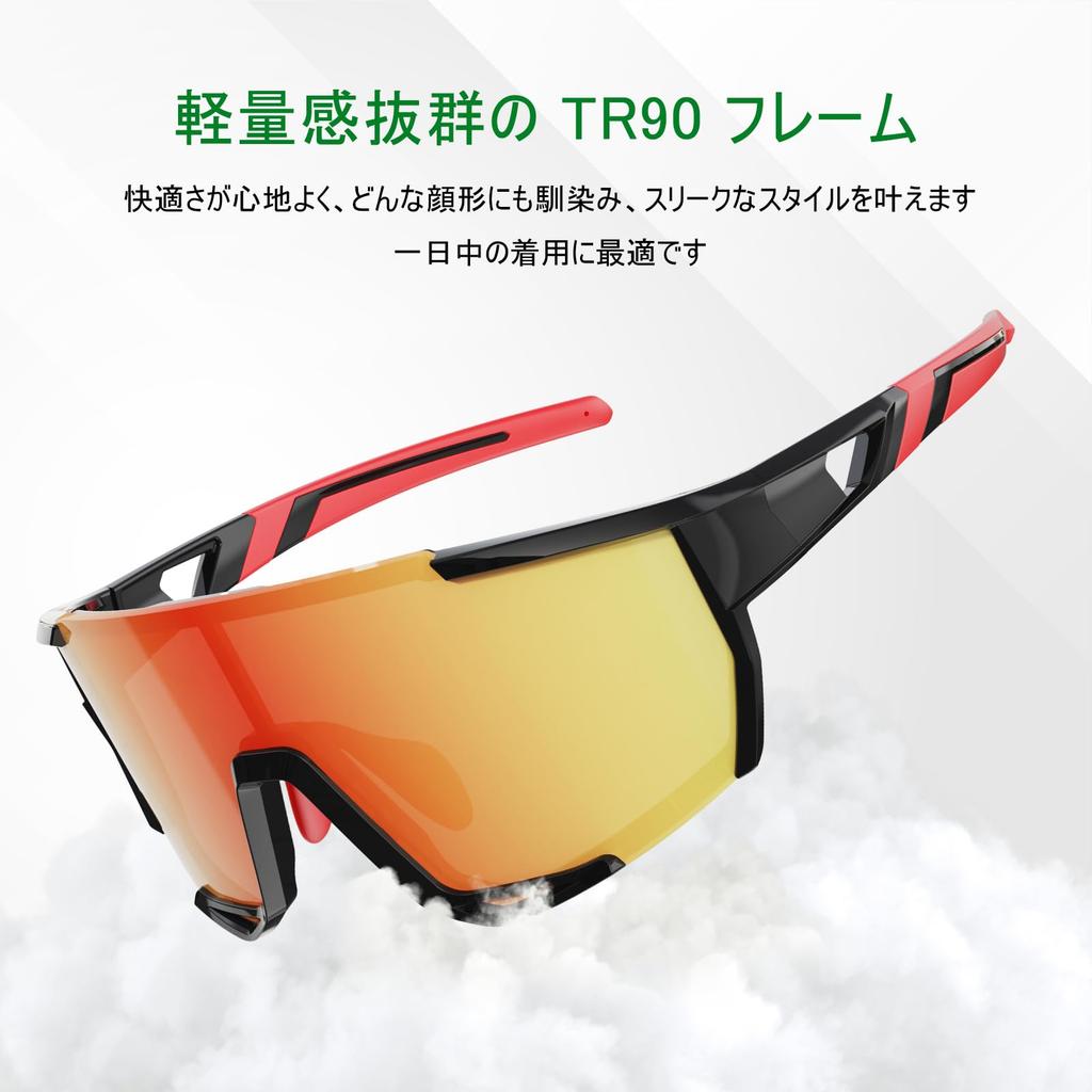 Baseball Sunglasses Sports Sunglasses with Full UV400 Protection Suitable for Road Biking and Running 3D Adjustable Nose Pads TR90 Frame Unisex