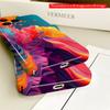 2DFlat Vibrant Fluid Abstract Art Phone Case All Inclusive Film Hard iPhone Case, Compatible with iPhone 18 Pro Max 17 16 15 14 13 12 11