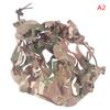 Camo Net Airsoft Helmet Cover Nylon Drawstring Helmet Scrim Hunting Accessory