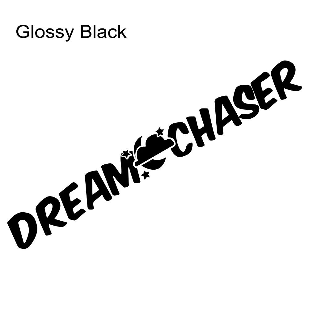 

Dream Chaser Slogan Racing Car Windshield Sticker Vinyl Decal For Window Banner Door Waterproof Auto Body Decoration Accessories