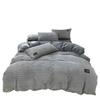 Winterbettwäsche-Set aus Korallenfleece: Plüsch Flanell Bettbezug & Bettlaken (3-teilig)