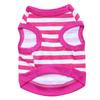Cute Striped Love Heart Print Eco-Friendly Simple Soft Cotton Dog Vest for Small Dogs & Cats Summer Casual Pet Apparel