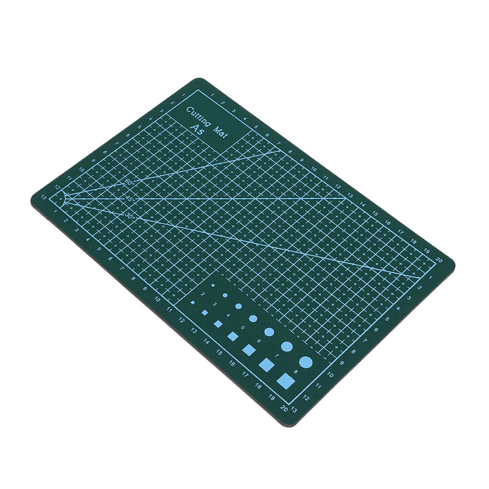

A5 Durable PVC Cutting Mat Cut Pad Board Self Healing Handmade DIY Tool Green