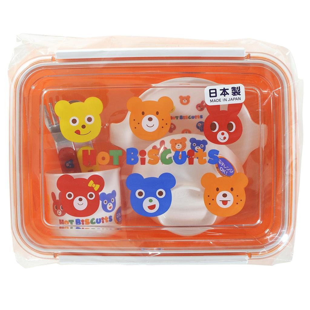 House Hot Tableware Set for Boys and No [Miki Biscuits] Girls, Baby, Kids, Children's Clothing, Orange, Size, 76-7023-146