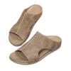 Summer new platform slippers large size casual fish mouth platform slippers shoes
