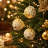 3Pcs/Set Creative Christmas Tree Balls 8CM Xmas Ornament Ball Durable Christmas Ball  Home