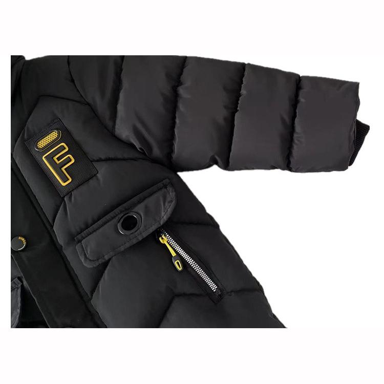 Winter Boys Padded Jacket Children's Thick Down Padded  Velvet Jacket Small Children