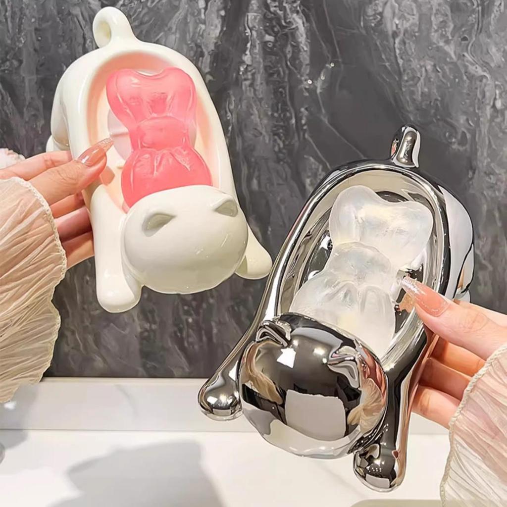 5 Yuan Off for Newcomers: No-Punch Suction Cup Soap Dish Holder with Creative Wall-Mounted Design