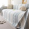 Summer cool sofa cover light luxury high-end mat sofa blanket summer ice silk 2025 new sofa towel
