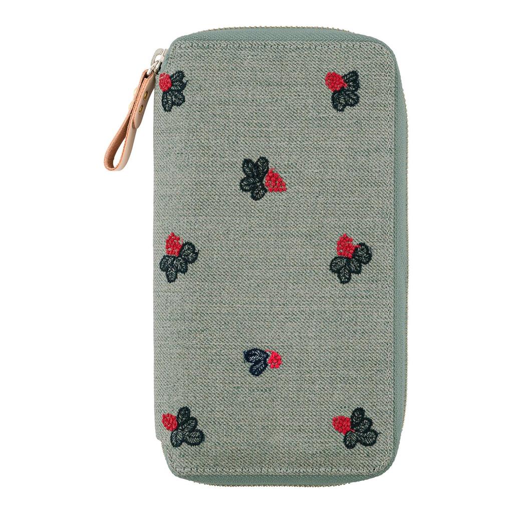 Hobonichi Techo Weeks Mina Berry (weekly planner) cover, Perhonen/Light (Green)