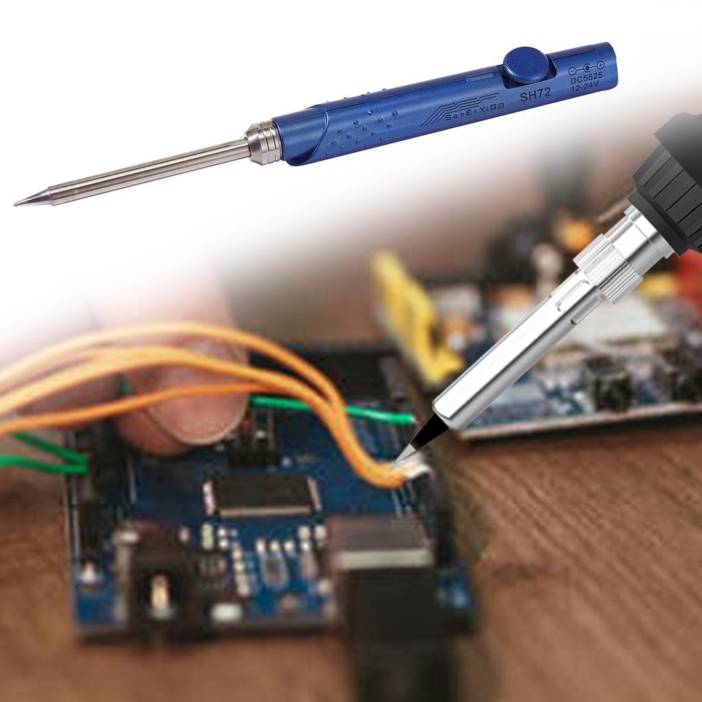Portable 65W Soldering Iron Set Adjustable Temp with BC2 Tip for Precise Soldering In Various Environment School Project