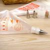 Disposable Cream Piping Bags - 100 Pieces, Small To Large Sizes for Cake Icing and Baking Tools