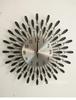 Two Colors Craft Modern Creative Design Wall Clock Mute Home Living Optional Fashion Metal Room Decoration Bedroom Diamond