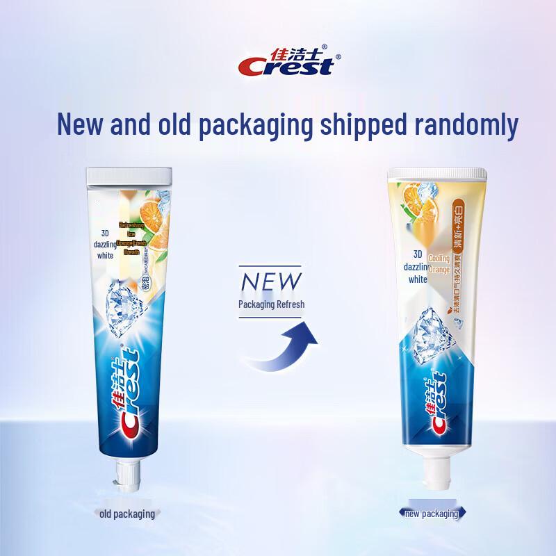 Crest 3D White Icy Orange Toothpaste