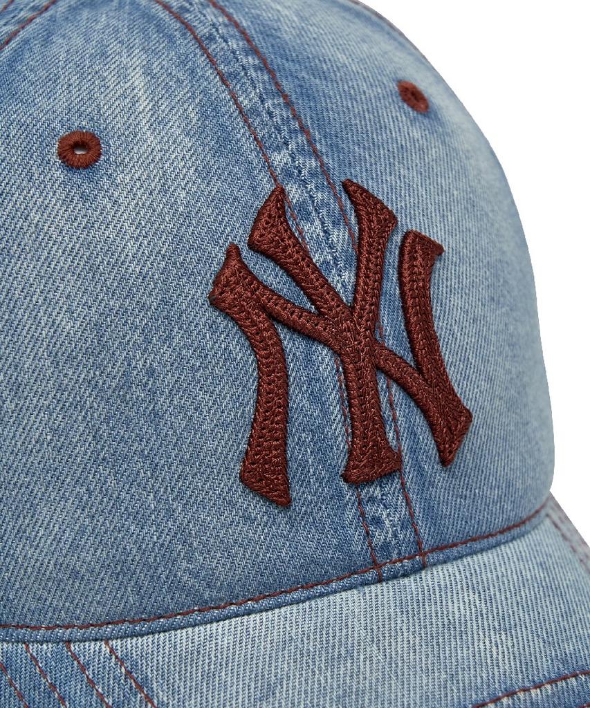 Emelbi Basic Denim Unstructured Ball Cap Ny (L.Blue)