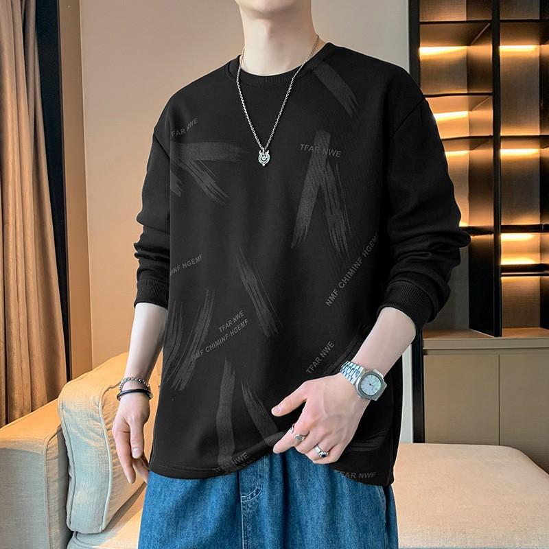 2026 Mens Graphic Sweatshirt Long Sleeve Casual Everyday Wear