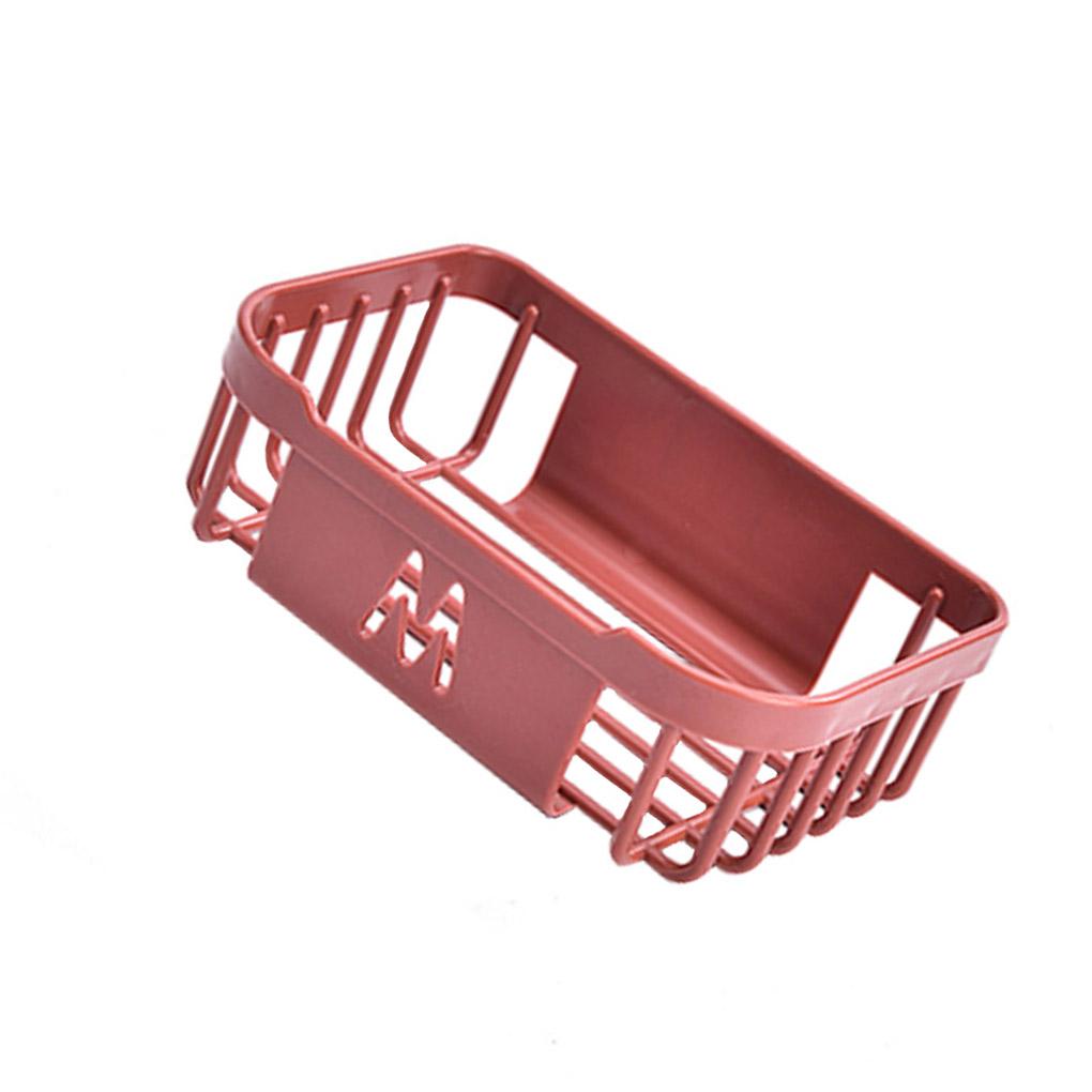 Recableght Wall\-Mounted Tissue Storage Rack Hollow Drain Basket Roll Paper Shelf Firm Durable For Kitchen Bathroom Toilet