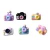 3D Cartoon DIY Resin Accessories: Cat Camera, Cream Glue Hair Clips, Shoe Buckles, Keychains, Pendants