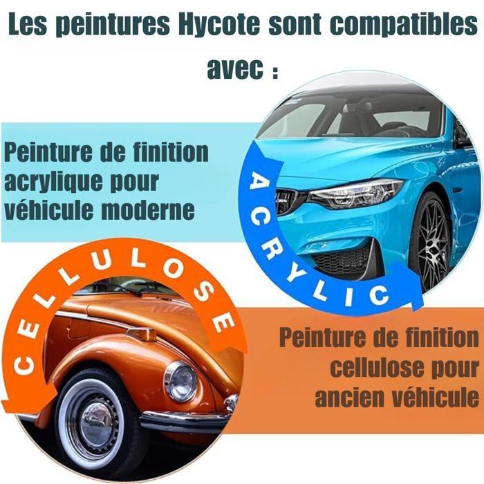 Hycote - Bombe De Peinture Apprêt Hycote - Acrylique - Plastique Gris - Auto/Moto/Scooter - 400ml