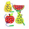 Lacing Threading Toy Eat Fruit Game Fine Motor Skills Educational Toys For Kids Gift