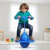 Palla da Salto Equilibrante, Pogo Jumper con Manico e Pompa, Tavola Antiscivolo per Salti Rimbalzanti, Palla Rimbalzante per Interni ed Esterni Sicura e Divertente per l'Allenamento della Coordinazione
