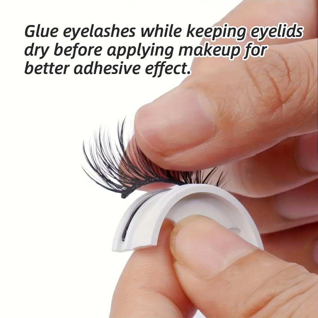 Self-adhesive Faux Mink Lashes False Eyelashes 3 Pairs Eyelashes Wispy Natural Lashes Extension Eye Makeup