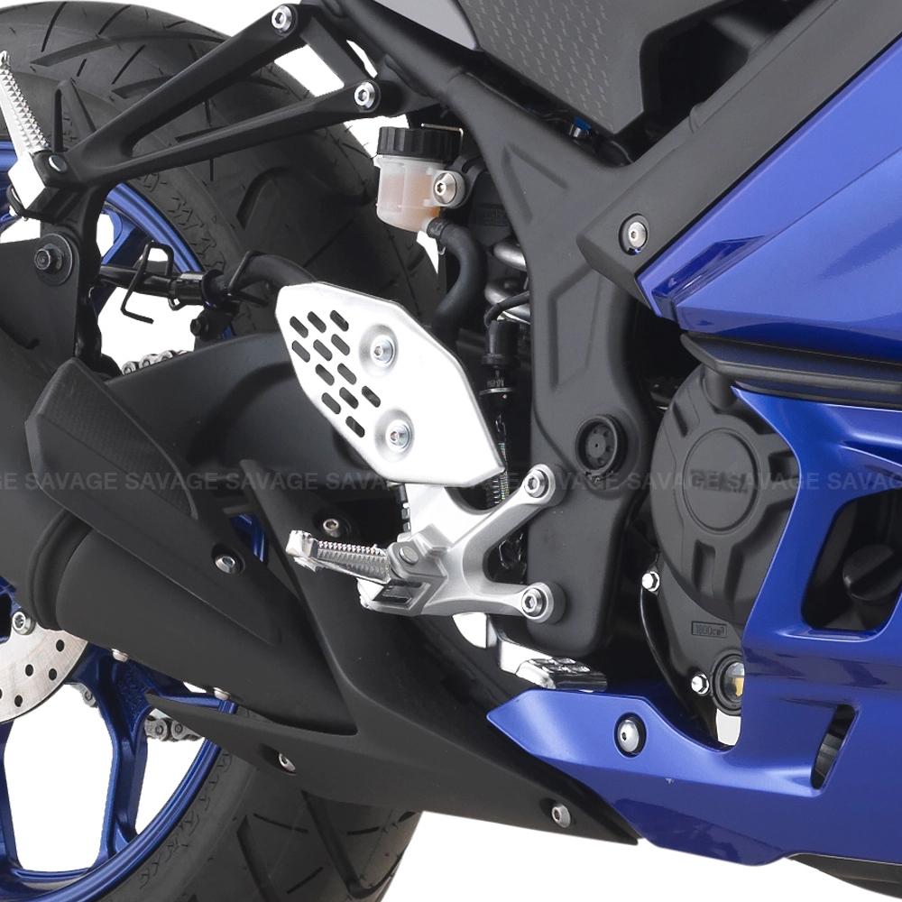 Front Footrest Foot Peg For YAMAHA YZF R125 R25 R3 MT125 MT25 MT03 MT09 FZ09 MT10 MT07 FZ6 XJ6 Motorcycle Rider Foot Rests Pedal