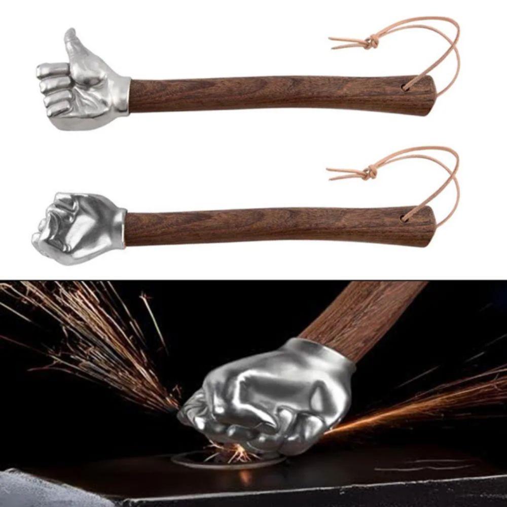 Versatile Function Fist Hammer Anti Slip Grip Multi Functional Hammer  Camping Equipment