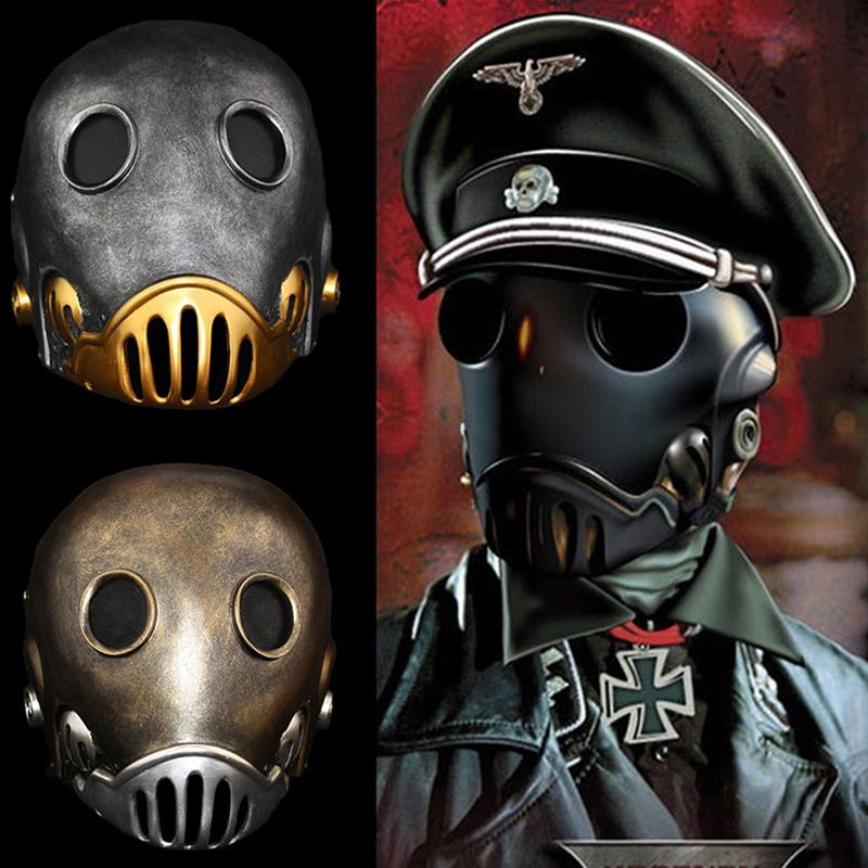 Halloween Steampunk Uhrwerk Harzmaske Sammleredition Mit Verstellbarem Elastikband 3D Handbemaltes Design Für Cosplay