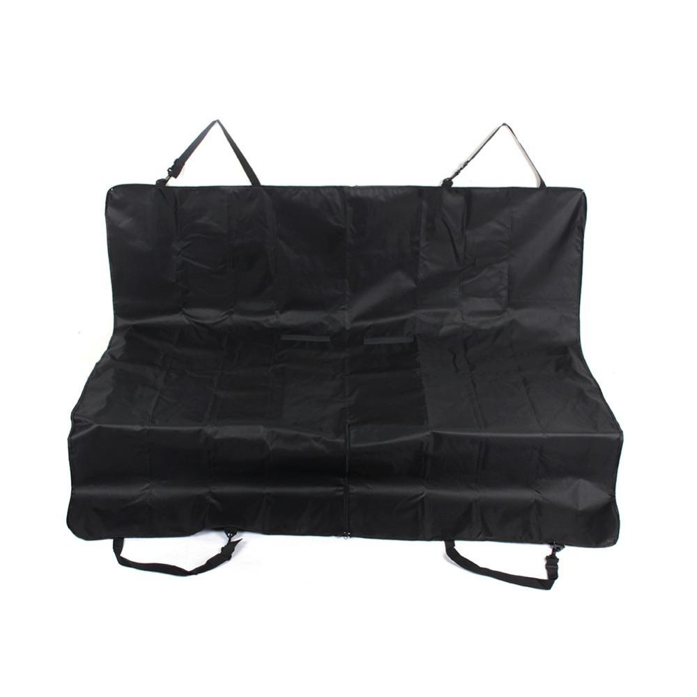 Anti-Slip Underside Pet Back Seat Mat 600D Oxford Weave Dog Cat Travel Hammock Off-Road Self-Drive