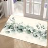 Minimalist Watercolor Branch Floor Mat Durable Non Slip Entryway Rug For Kitchen Bathroom And Calming Home Use