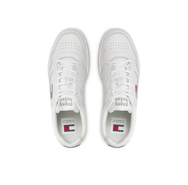 Мужские кроссовки Tommy Jeans Tjm cupsole кожа ess em0em01443 белые