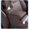 Leather Car Armrest Box Cover for Jaecoo J7 JETOUR T2 Haval H9 2024 2025 with Storage Bag Height Increase Pad Protective Accesso