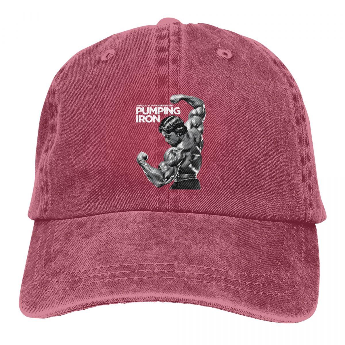 Arnold Schwarzenegger Pumping Iron Arnold Schwarzenegger Unisex and WoUnisexs Baseball Caps Adjustable Casual Cotton One Size