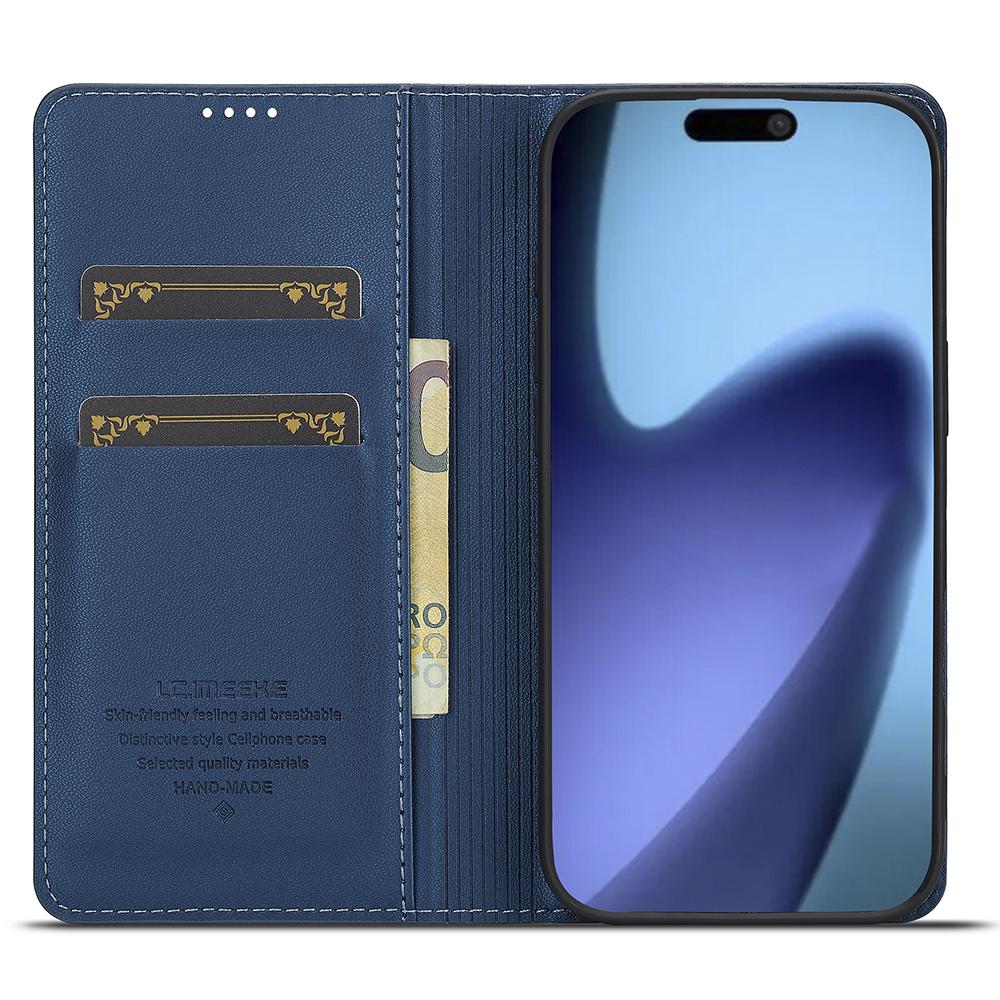 LC.IMEEKE L1 Series for iPhone Air Case PU Leather Wallet Stand Protective Phone Cover