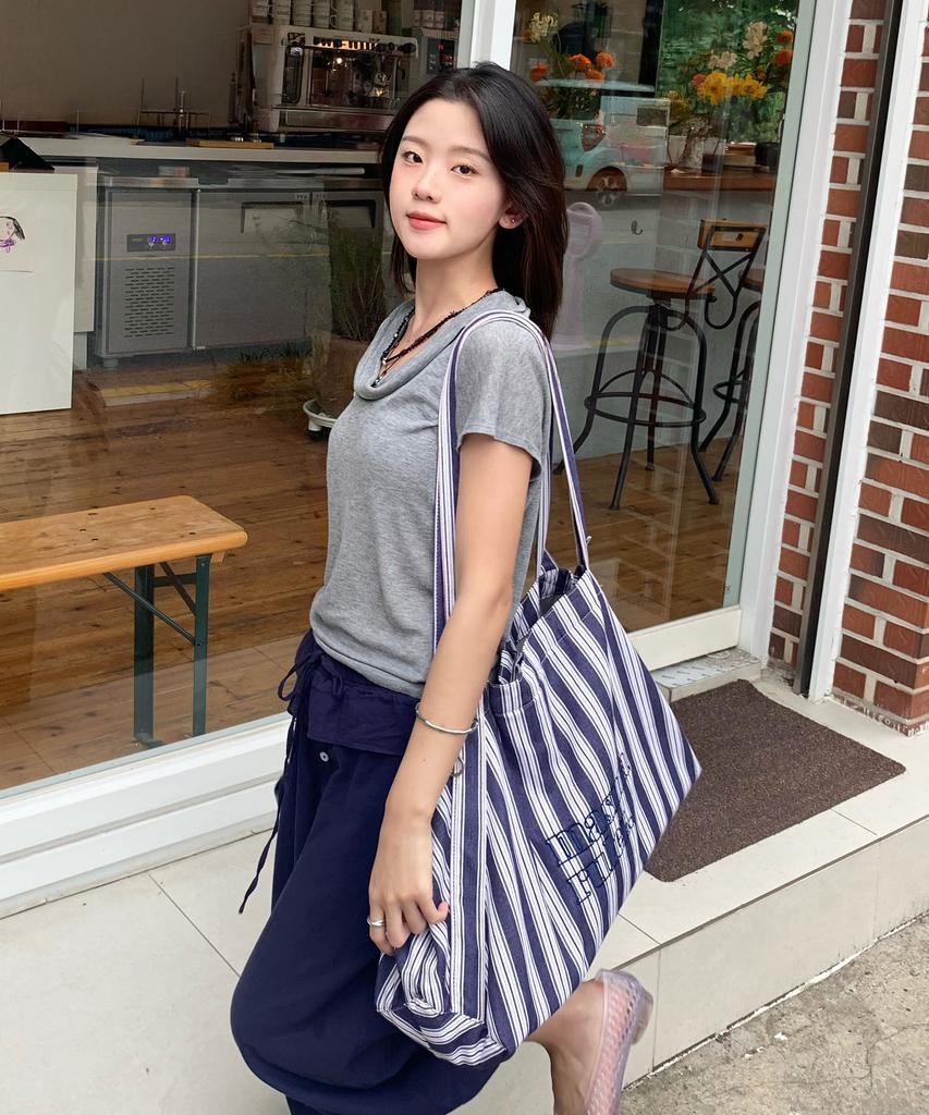 Masmarulez Maxi Easy Shoulder Bag_Stripe