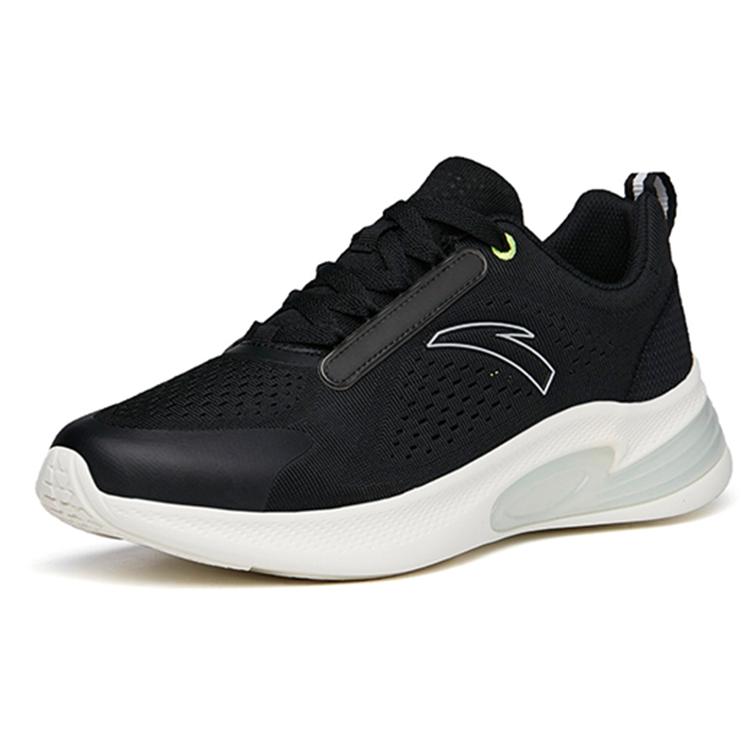 Anta Running Collection Cushioning Slip Resistant Abrasion Resistant Low top Running Shoes Men's Black 112225522-6