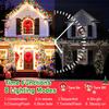 Longgoearn 60M 500 LED Outdoor Fairy Lights, Christmas Tree Lights Plug in 8 Modes Remote Control Mains Powered Waterproof String Lights for Garden,