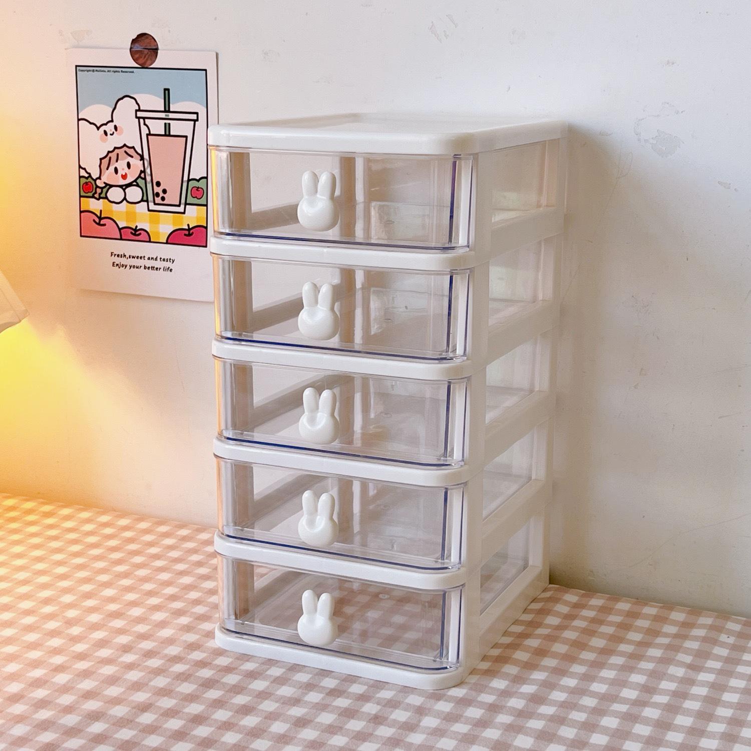 

Простой ящик для хранения канцелярских принадлежностей и косметики для письменного стола и общежития