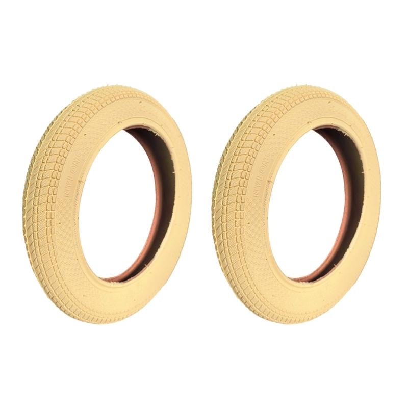 Pair Of Wear Resistance Childrens Bicycles Tires With Advanced Tread Pattern For Maximumly Control Offering Smooth Rides