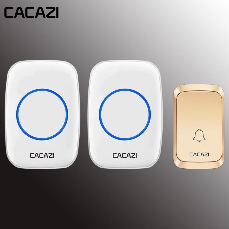 Waterproof Long-Distance Wireless Doorbell with Remote Control, 58 Melodies, and 4 Volume Levels