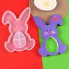 Easter Bunny Candle Holder Silicone Mold for DIY Indoor Decorations