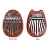 8 Keys Finger Piano Wooden Finger Thumb Piano with Lanyard Musical Instrument Gifts for Kids and Adults Beginners